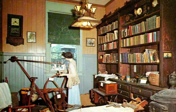 Pioneer Museum (Port Austin History Center) - Old Postcard (newer photo)